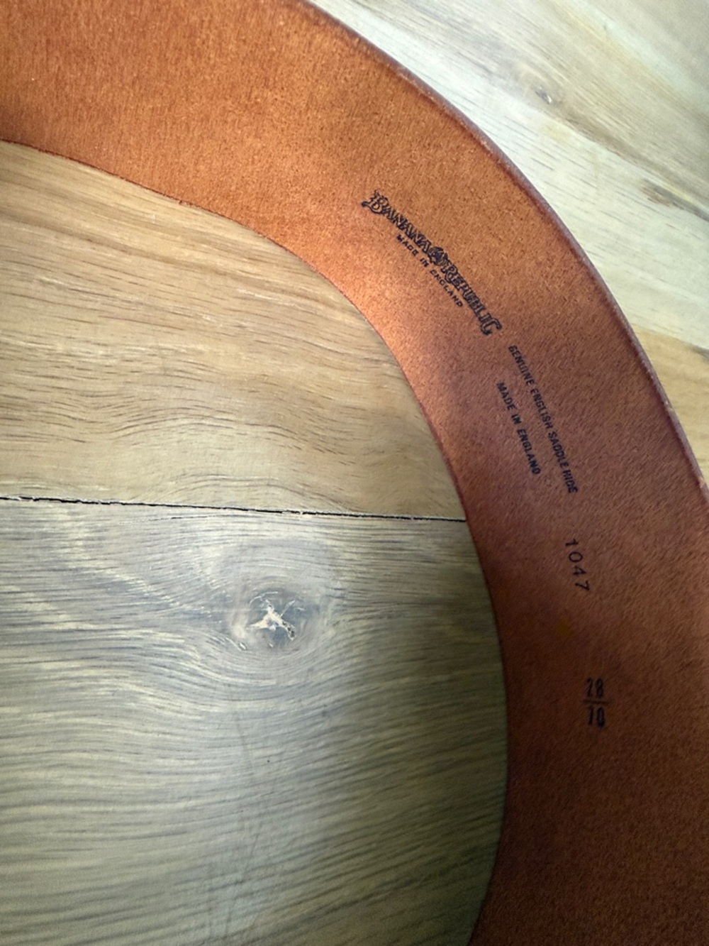 Banana Republic Cognac Brown Leather Belt - Picture 2 of 4